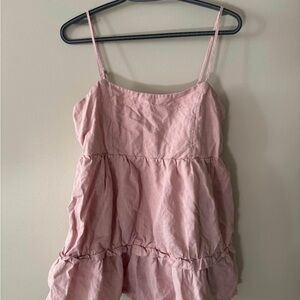 Aritzia Pink babydoll Dress